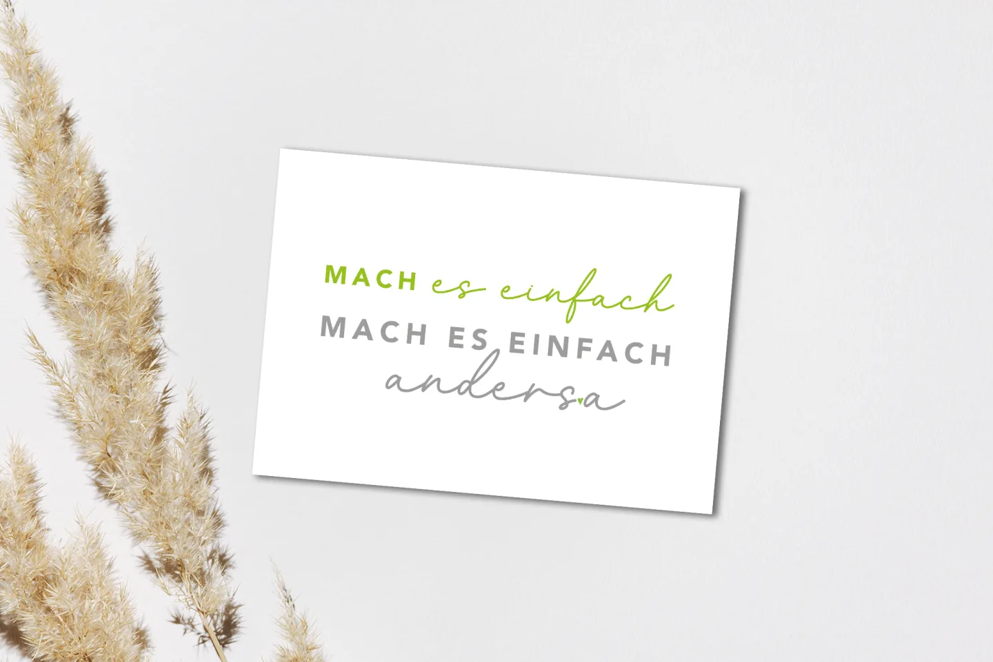 Mach es einfach