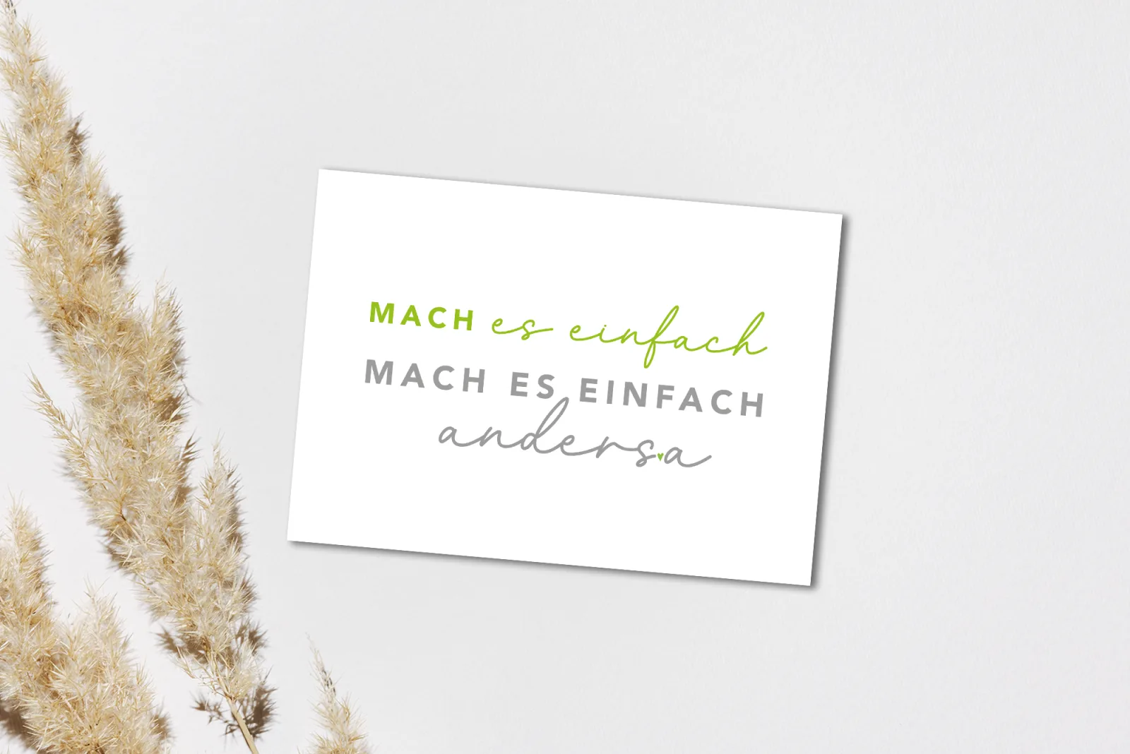 Mach es einfach
