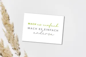 Mach es einfach