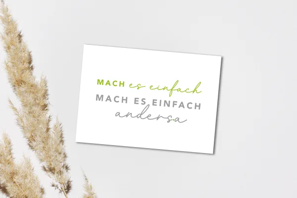 Mach es einfach