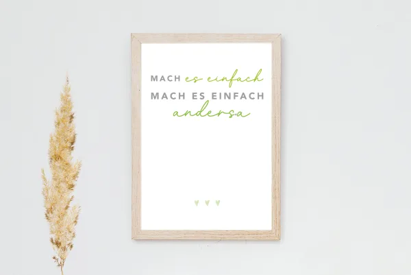 Mach es einfach