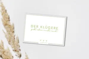 Der Klügere